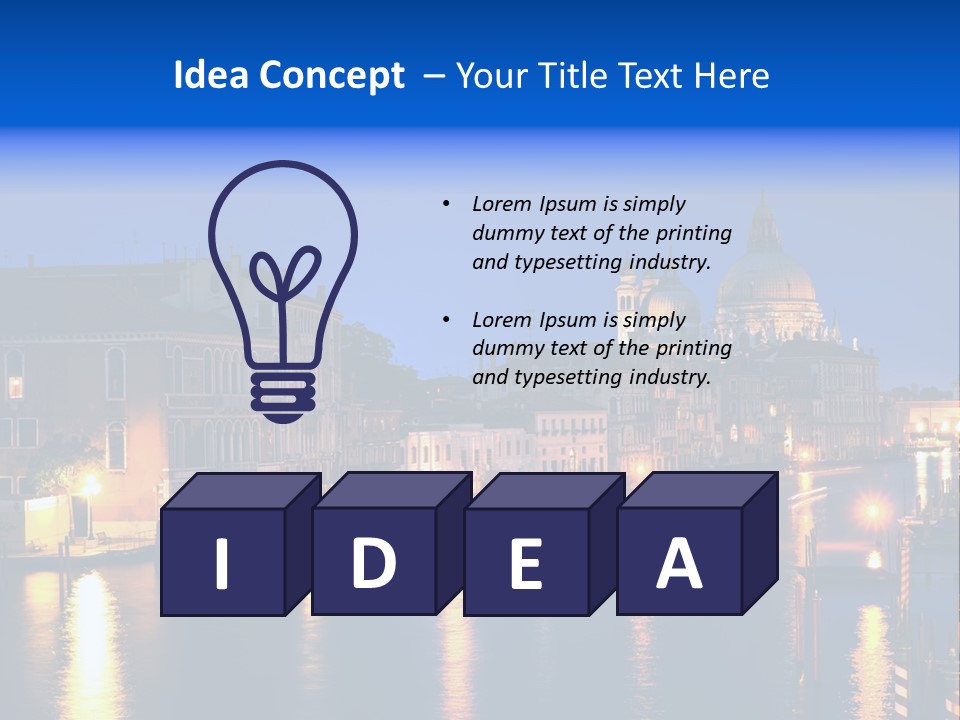 Grand Canal PowerPoint Template