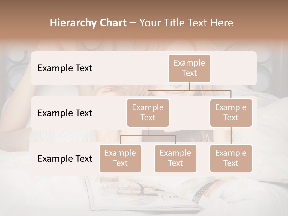 Woman Reading Magazine PowerPoint Template