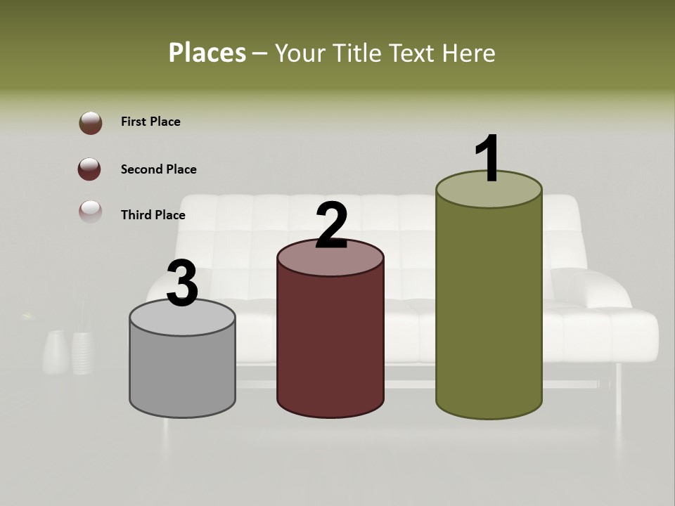 White And Brown Wall PowerPoint Template