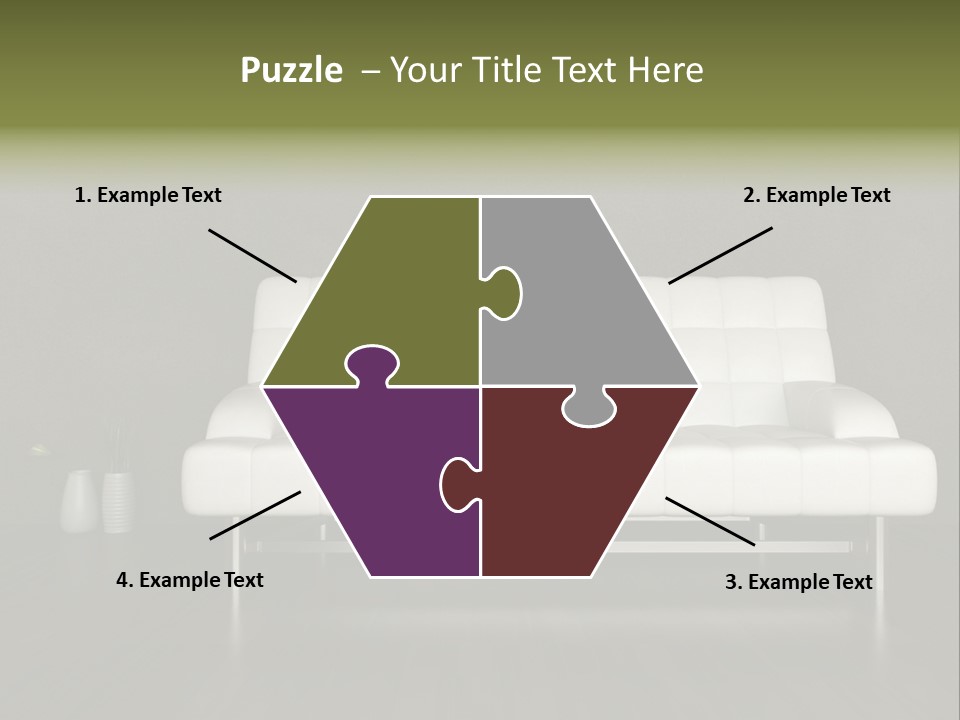 White And Brown Wall PowerPoint Template