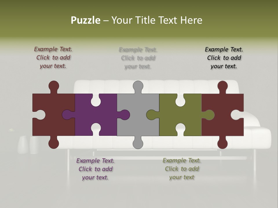 White And Brown Wall PowerPoint Template