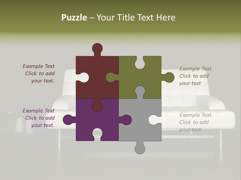 White And Brown Wall PowerPoint Template