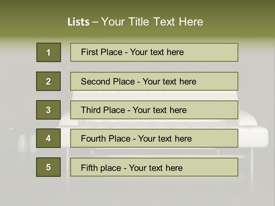 White And Brown Wall PowerPoint Template