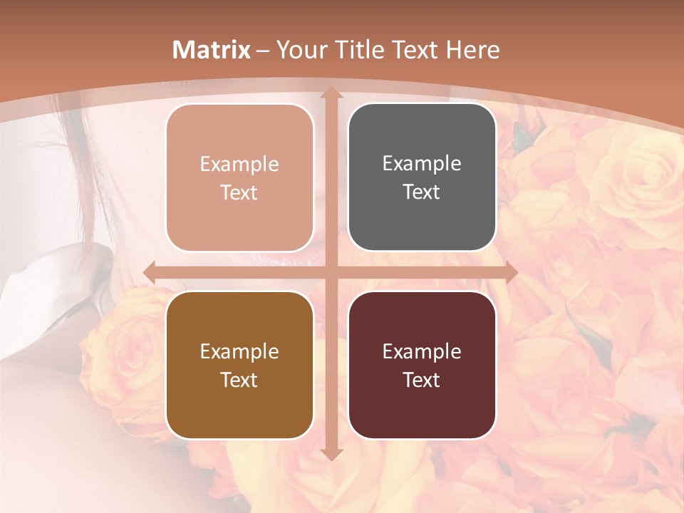 Holiday Female Present PowerPoint Template