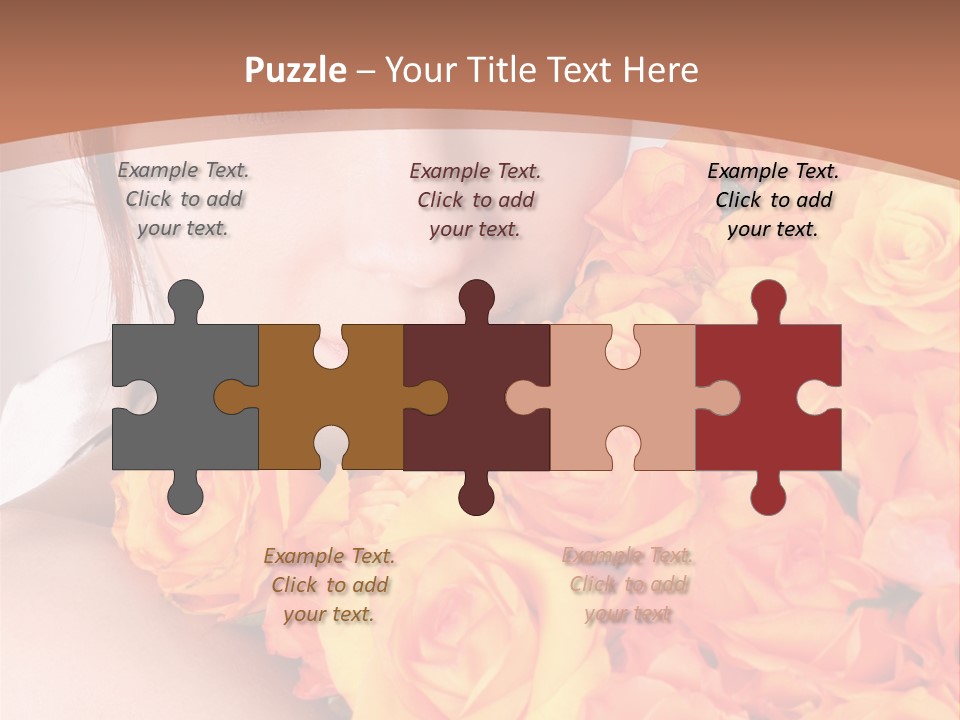 Holiday Female Present PowerPoint Template