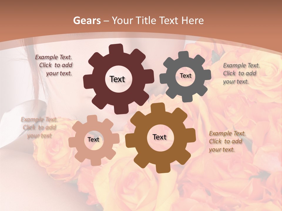 Holiday Female Present PowerPoint Template