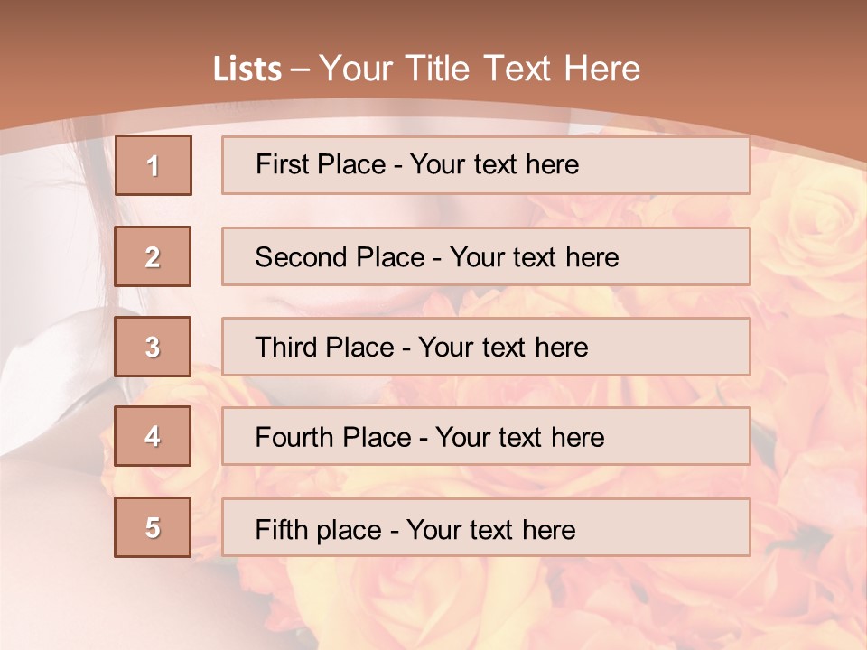 Holiday Female Present PowerPoint Template