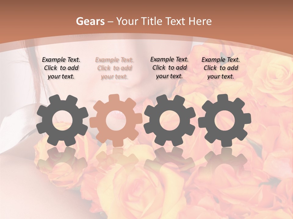 Holiday Female Present PowerPoint Template