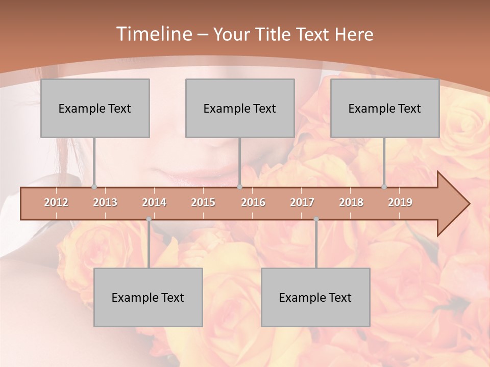Holiday Female Present PowerPoint Template