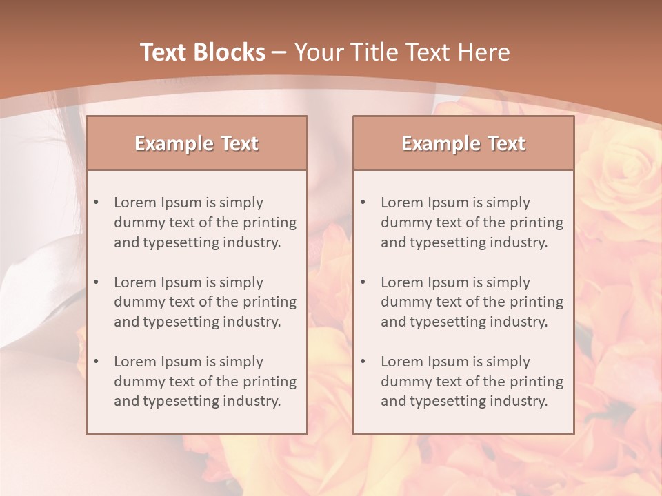 Holiday Female Present PowerPoint Template