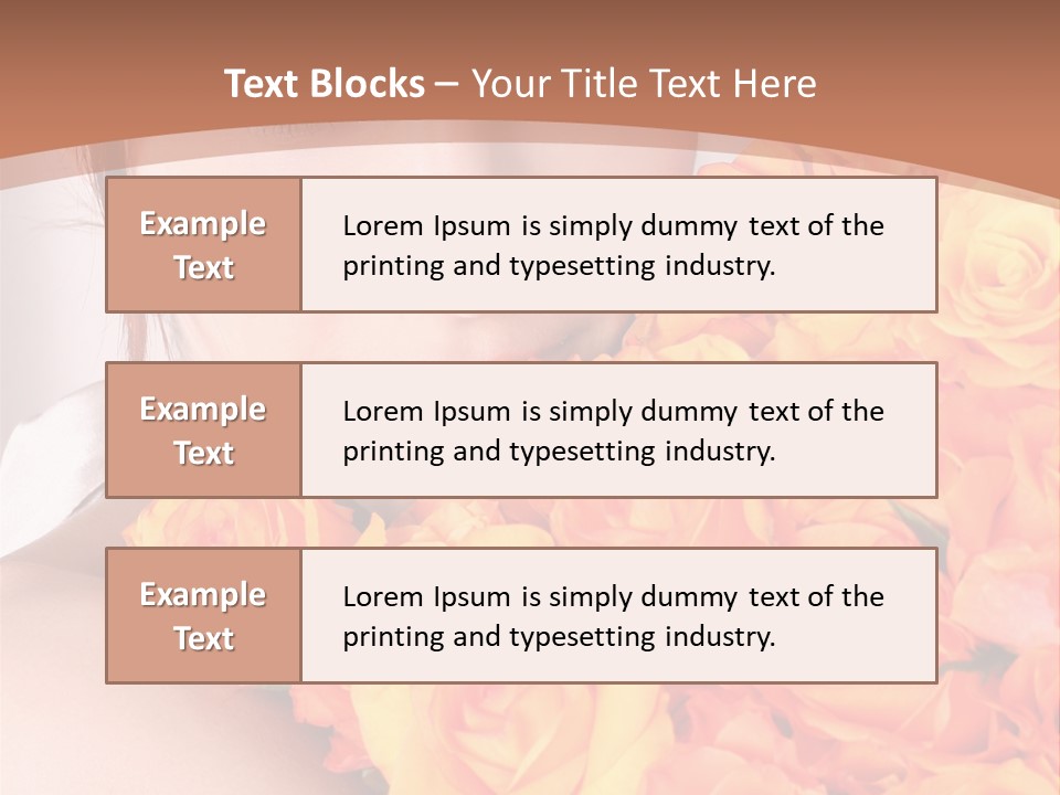 Holiday Female Present PowerPoint Template