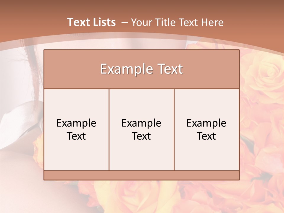 Holiday Female Present PowerPoint Template