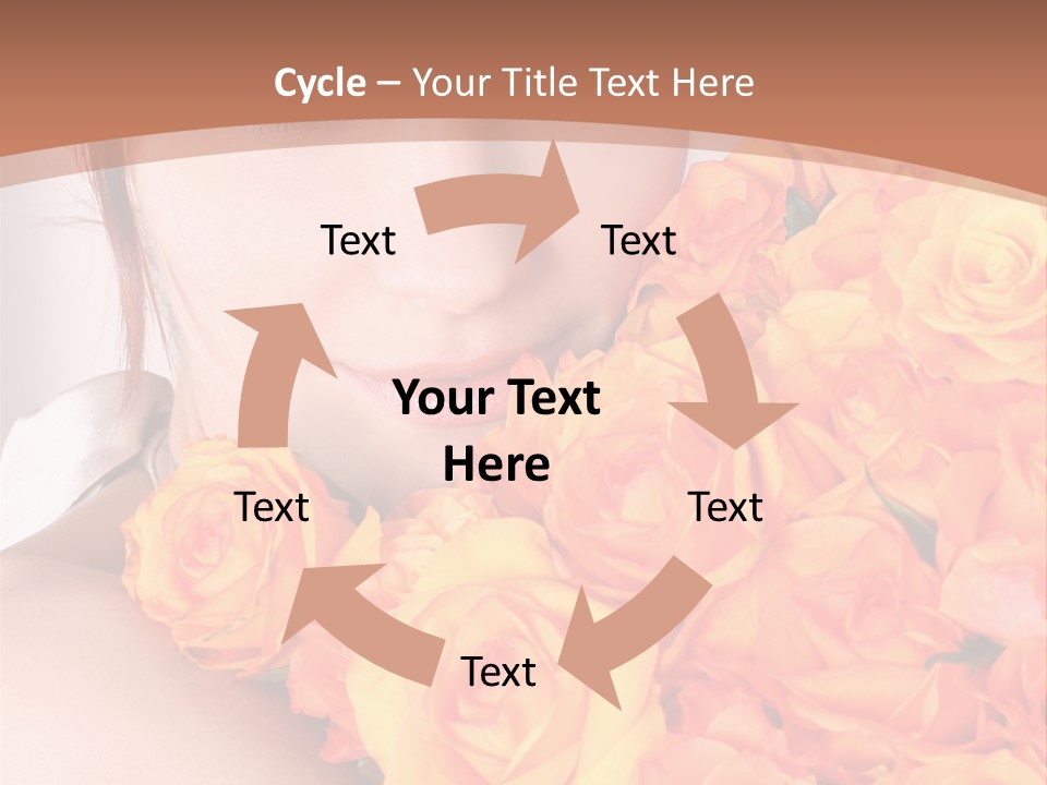 Holiday Female Present PowerPoint Template