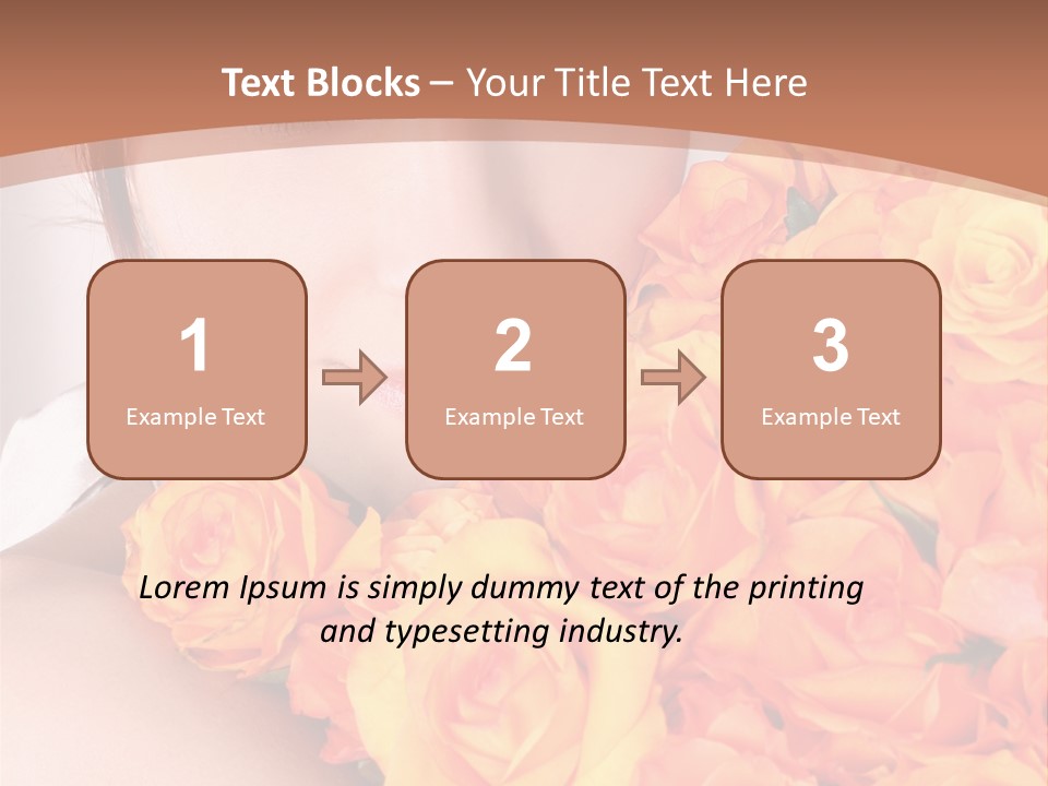 Holiday Female Present PowerPoint Template