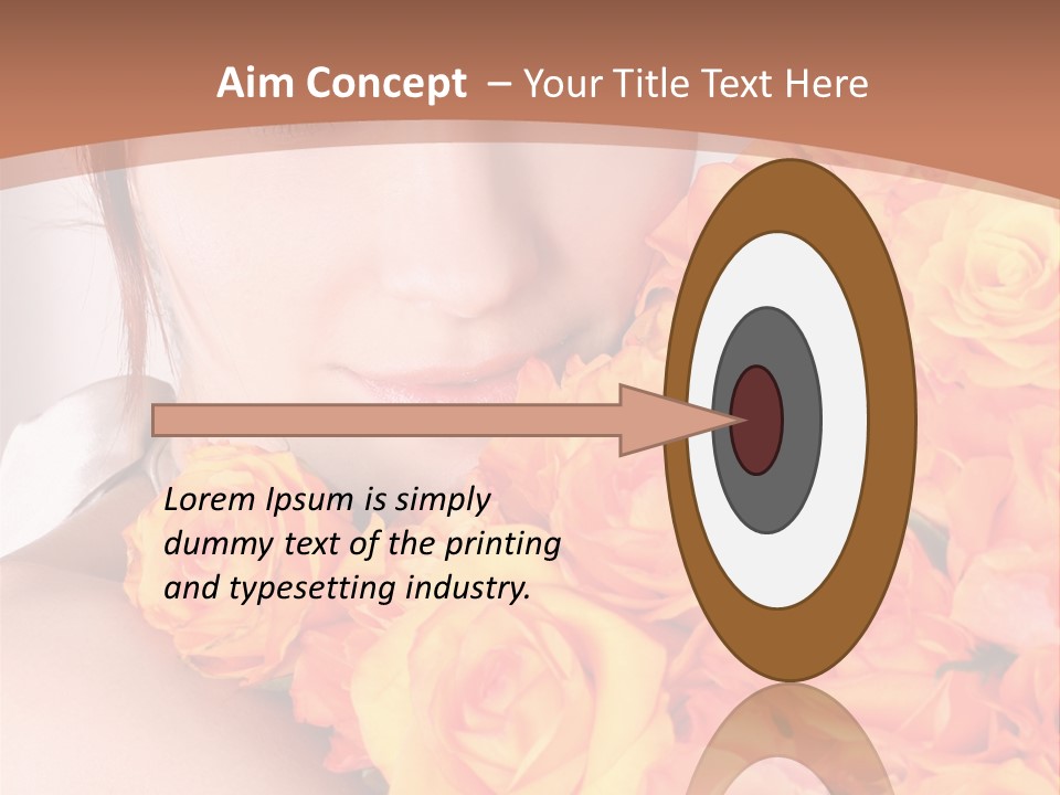 Holiday Female Present PowerPoint Template