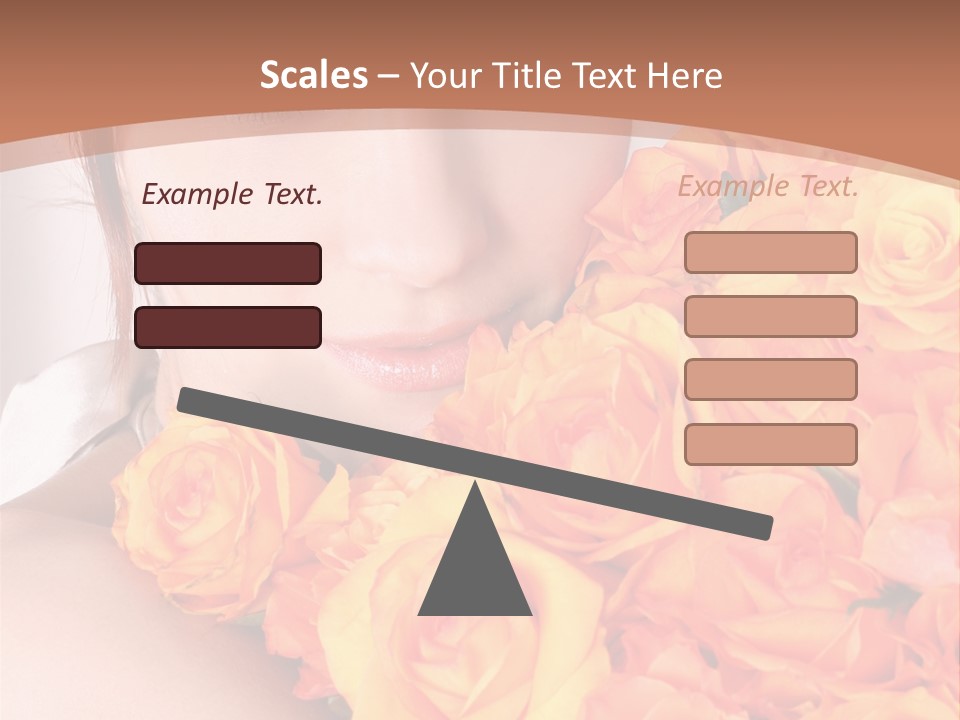 Holiday Female Present PowerPoint Template