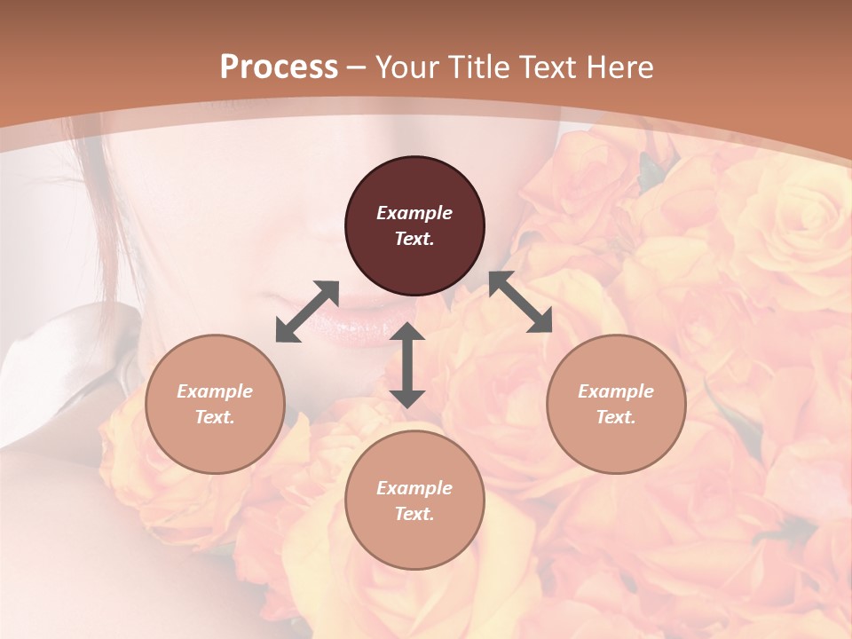 Holiday Female Present PowerPoint Template