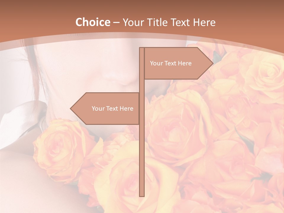 Holiday Female Present PowerPoint Template