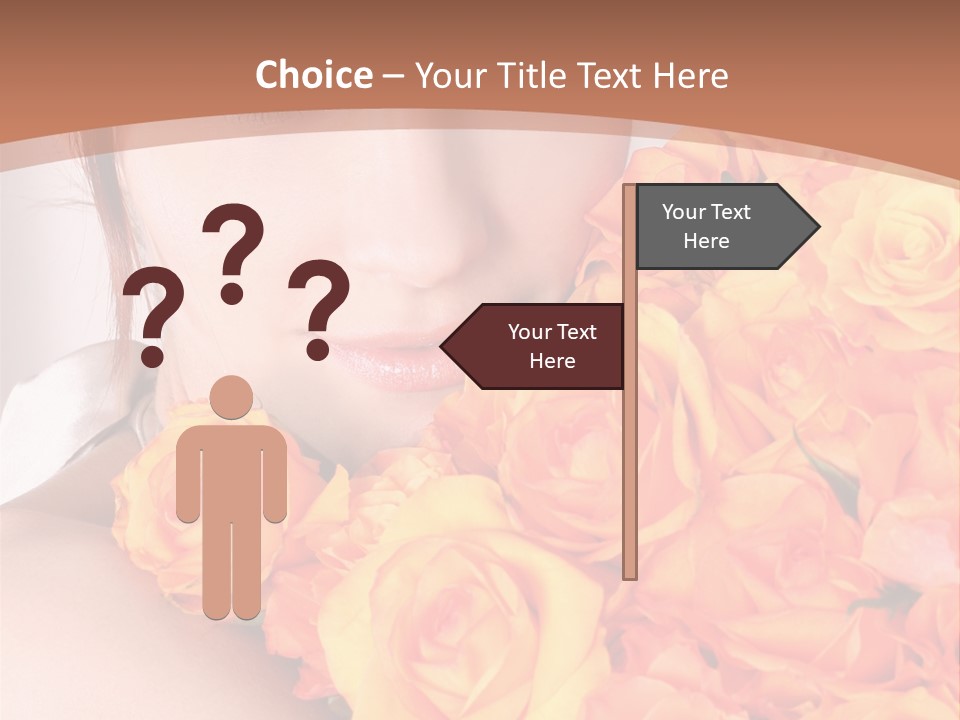 Holiday Female Present PowerPoint Template