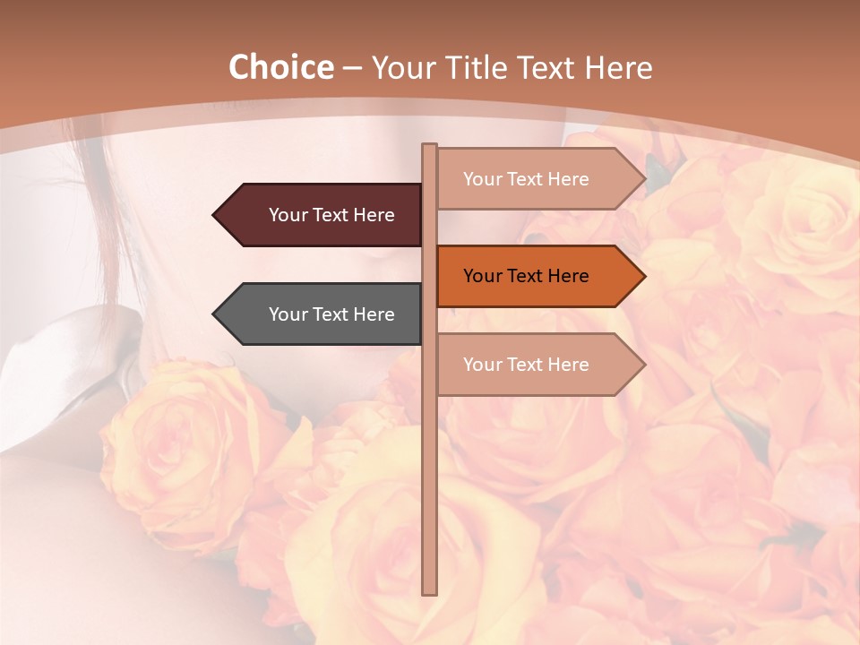 Holiday Female Present PowerPoint Template