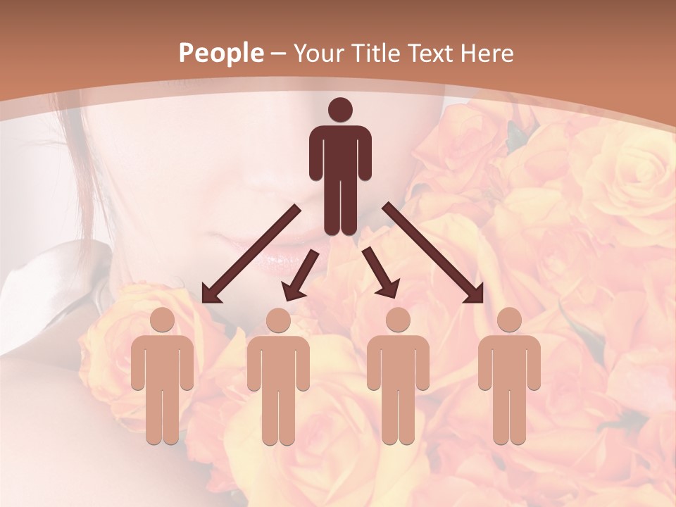 Holiday Female Present PowerPoint Template