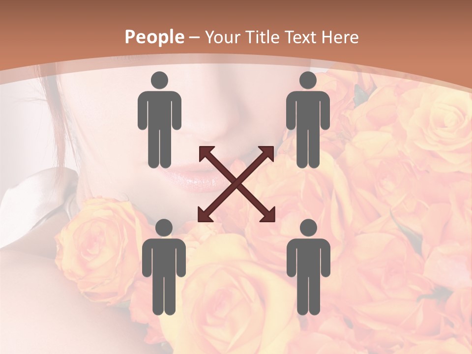 Holiday Female Present PowerPoint Template