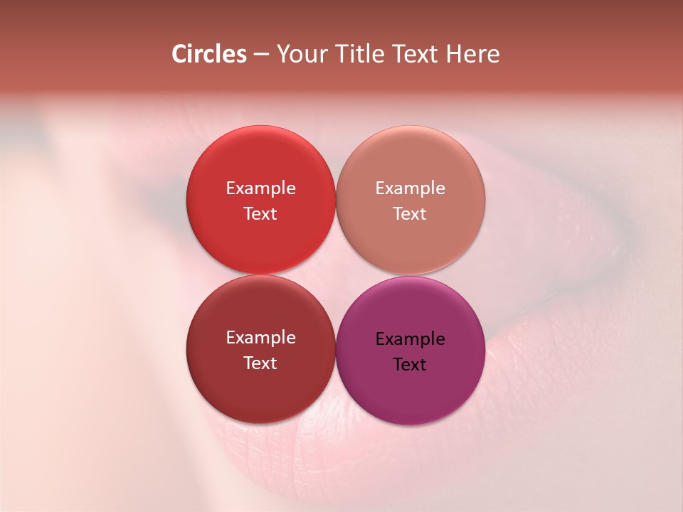 Licking Lips PowerPoint Template