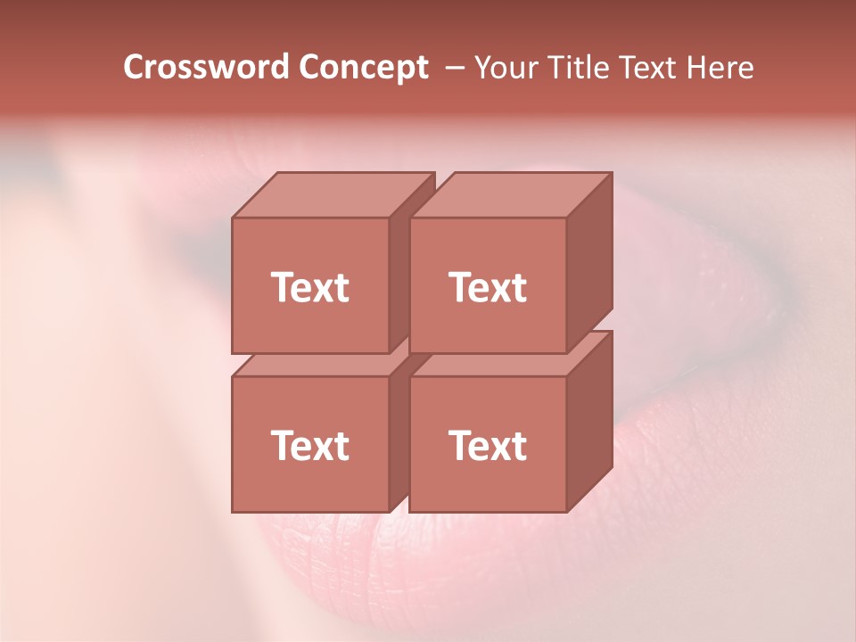 Licking Lips PowerPoint Template