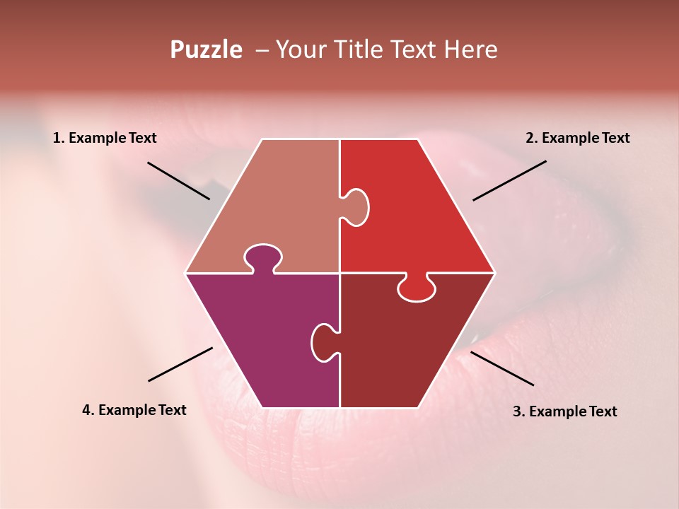 Licking Lips PowerPoint Template