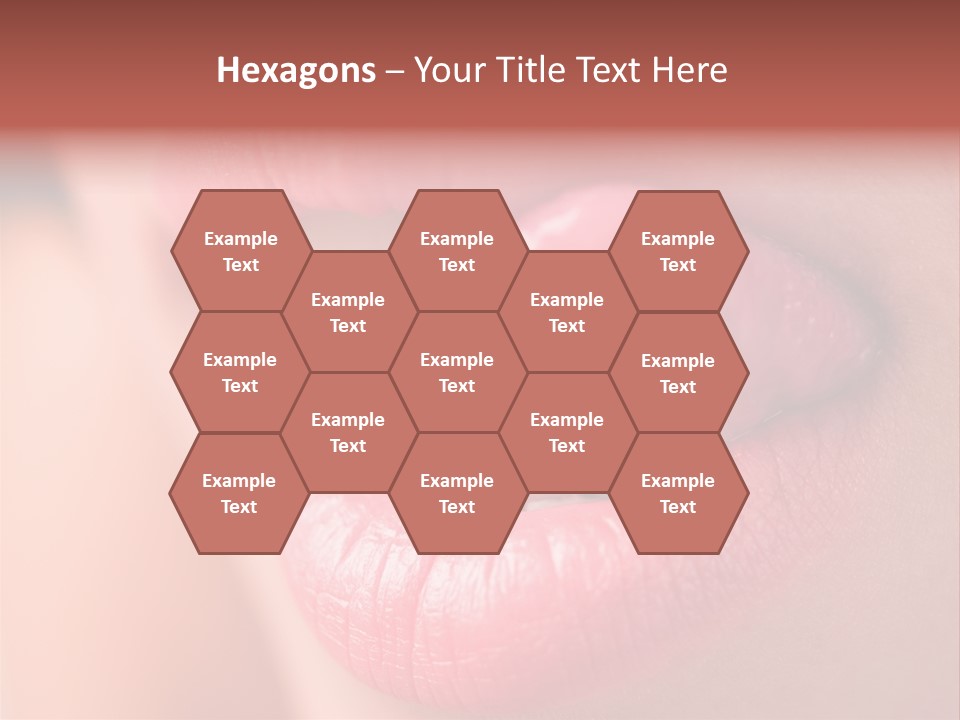 Licking Lips PowerPoint Template