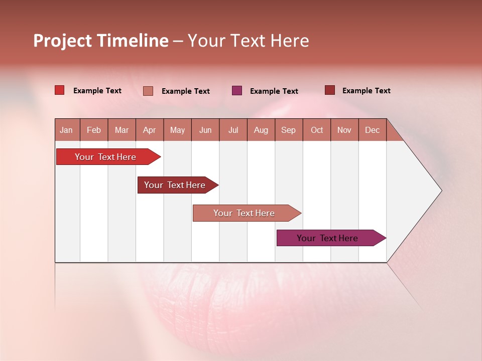 Licking Lips PowerPoint Template