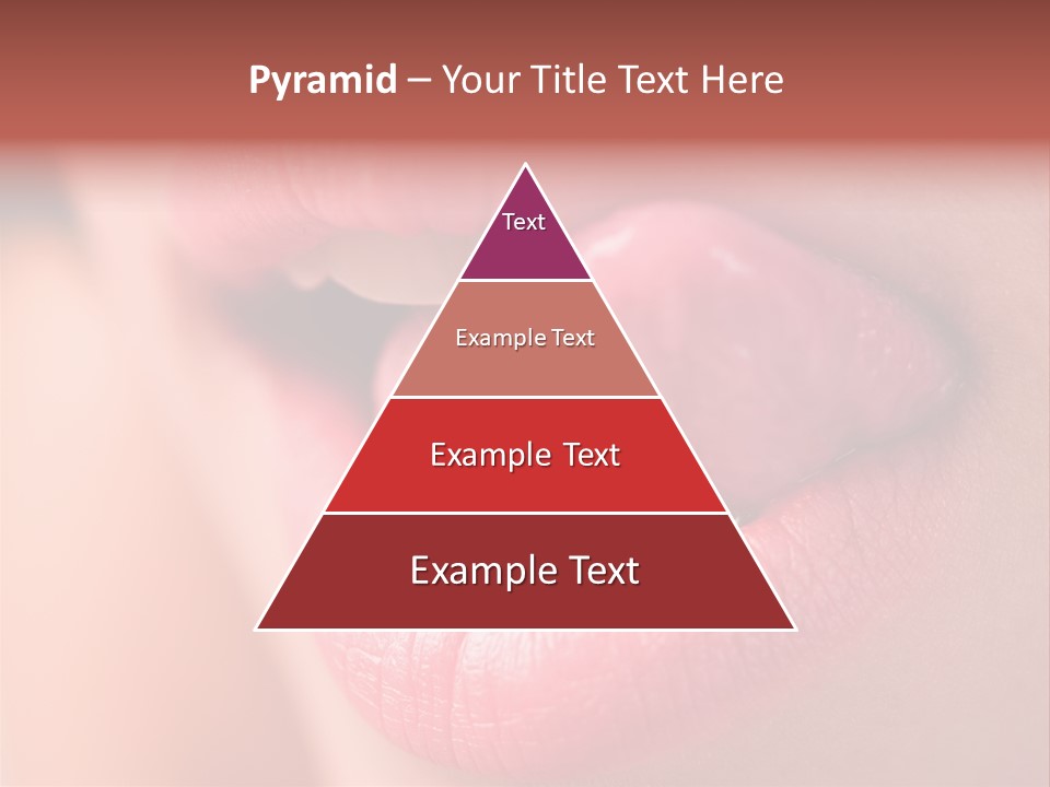 Licking Lips PowerPoint Template