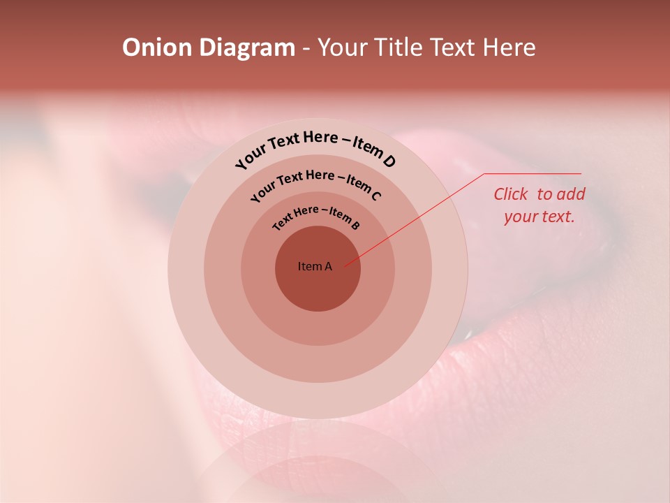 Licking Lips PowerPoint Template