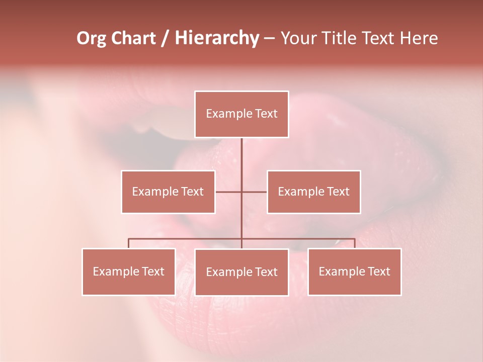 Licking Lips PowerPoint Template