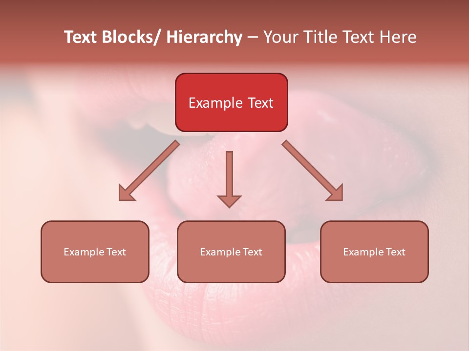 Licking Lips PowerPoint Template