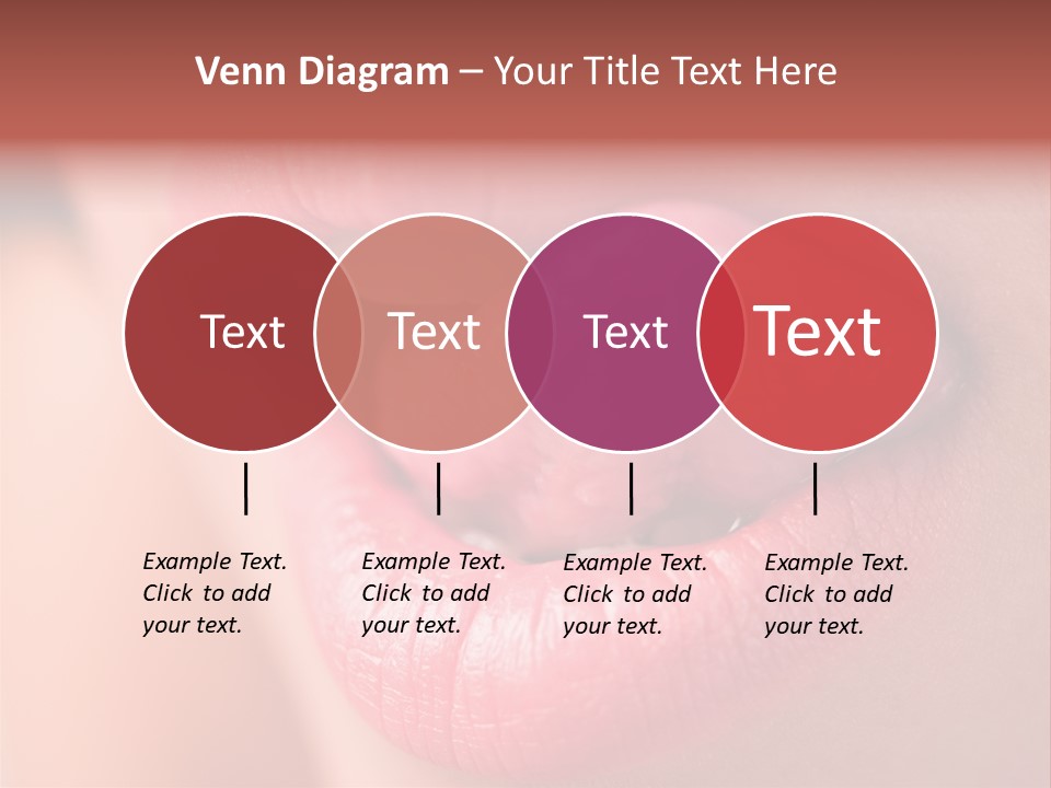 Licking Lips PowerPoint Template