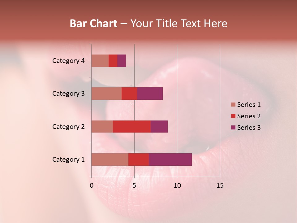 Licking Lips PowerPoint Template