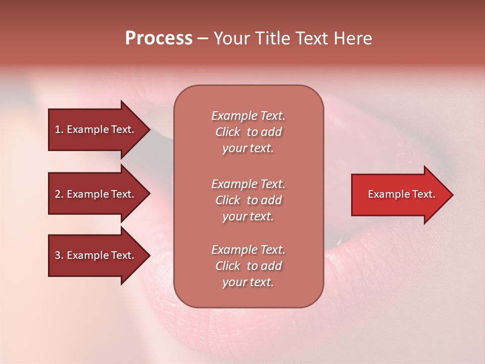 Licking Lips PowerPoint Template
