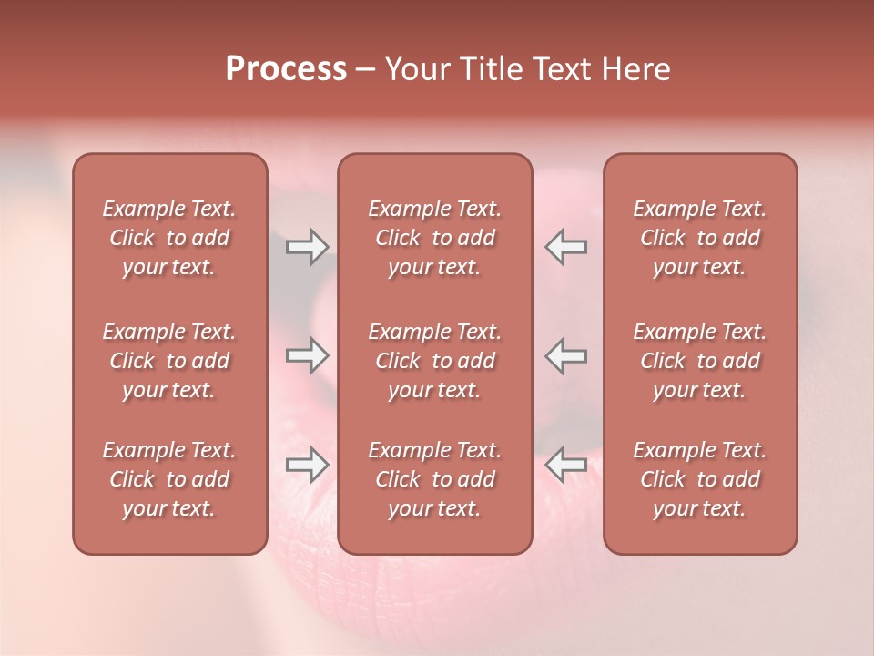 Licking Lips PowerPoint Template