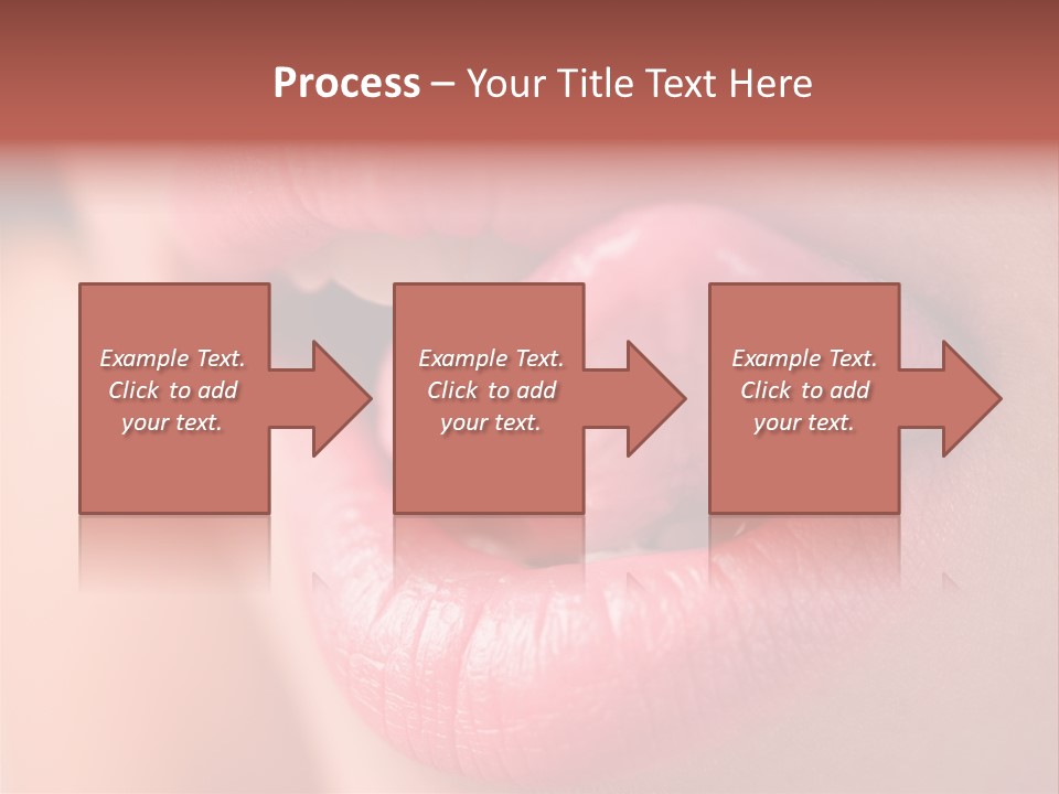 Licking Lips PowerPoint Template