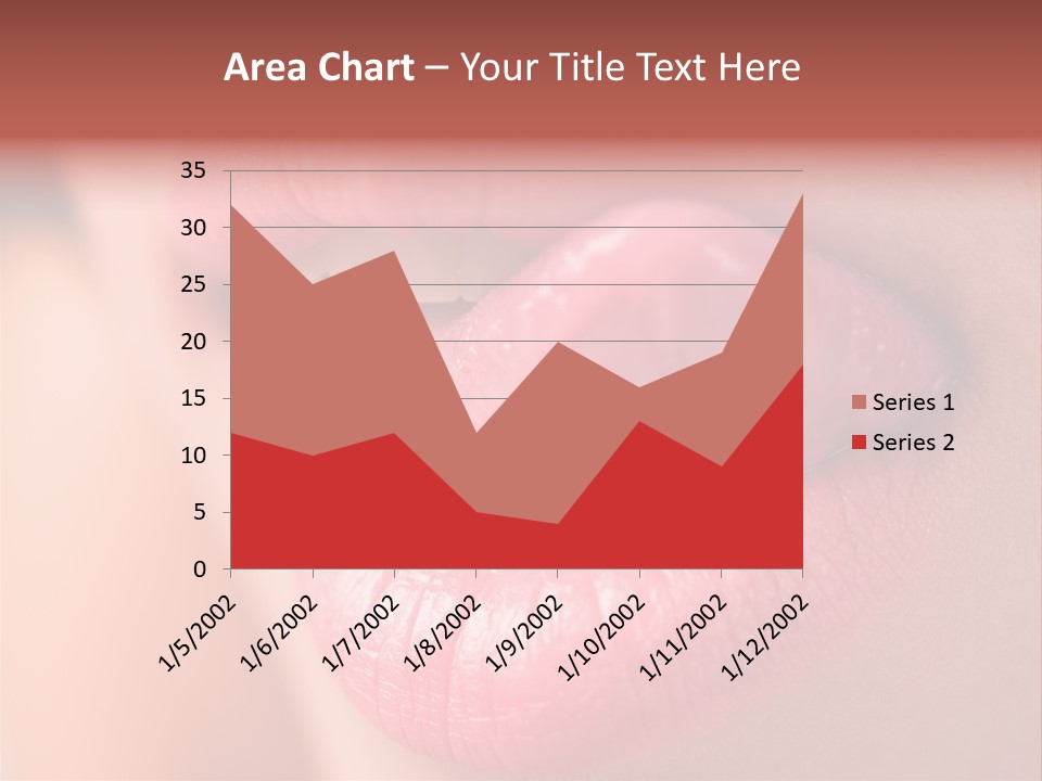 Licking Lips PowerPoint Template