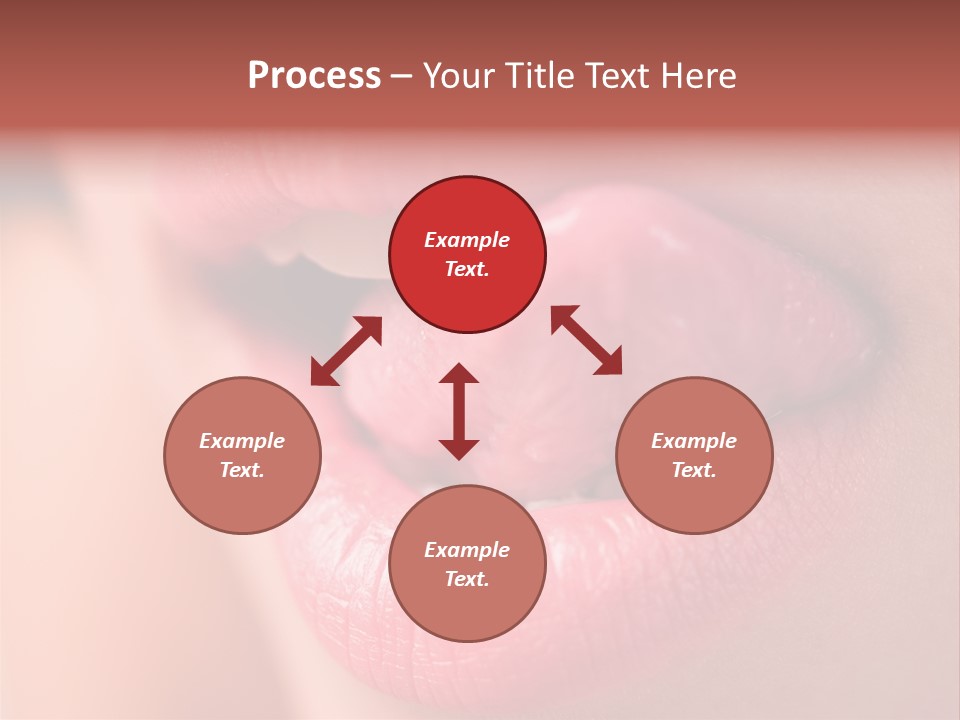 Licking Lips PowerPoint Template