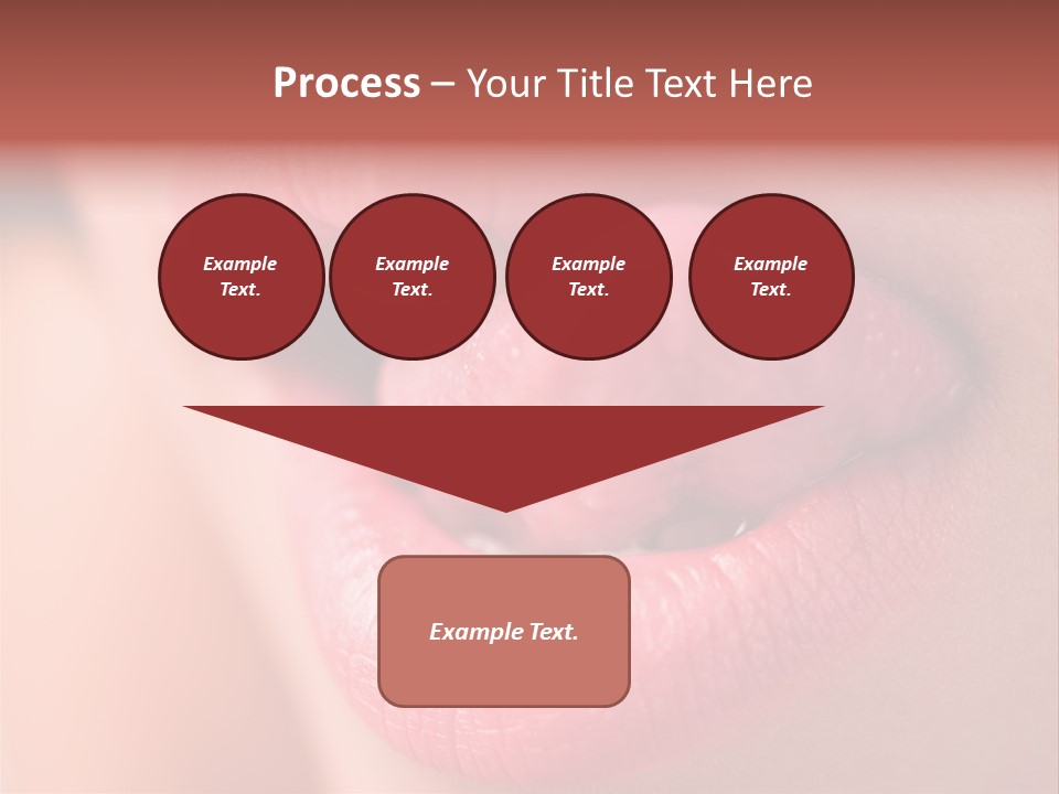 Licking Lips PowerPoint Template