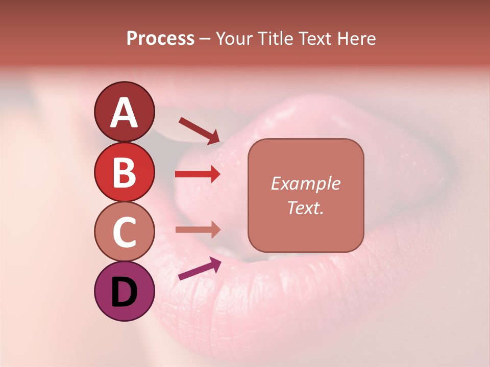 Licking Lips PowerPoint Template