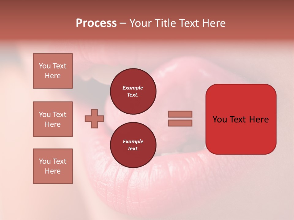 Licking Lips PowerPoint Template