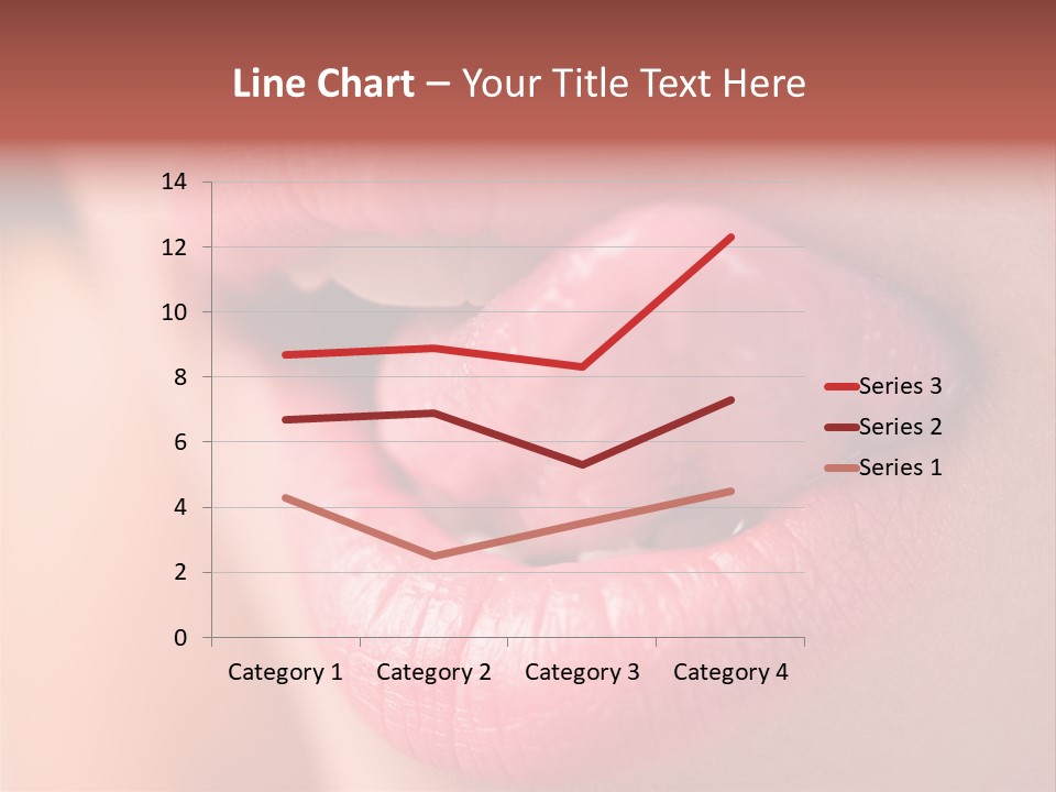 Licking Lips PowerPoint Template
