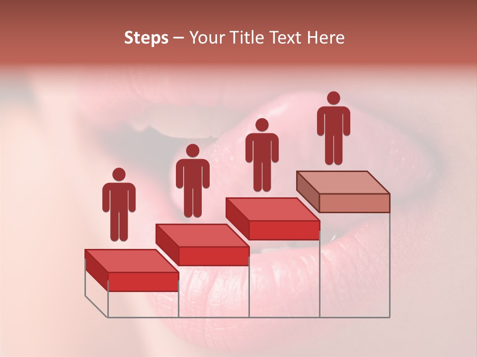 Licking Lips PowerPoint Template