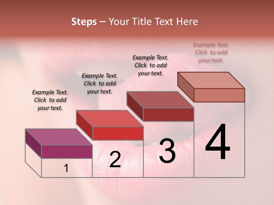 Licking Lips PowerPoint Template