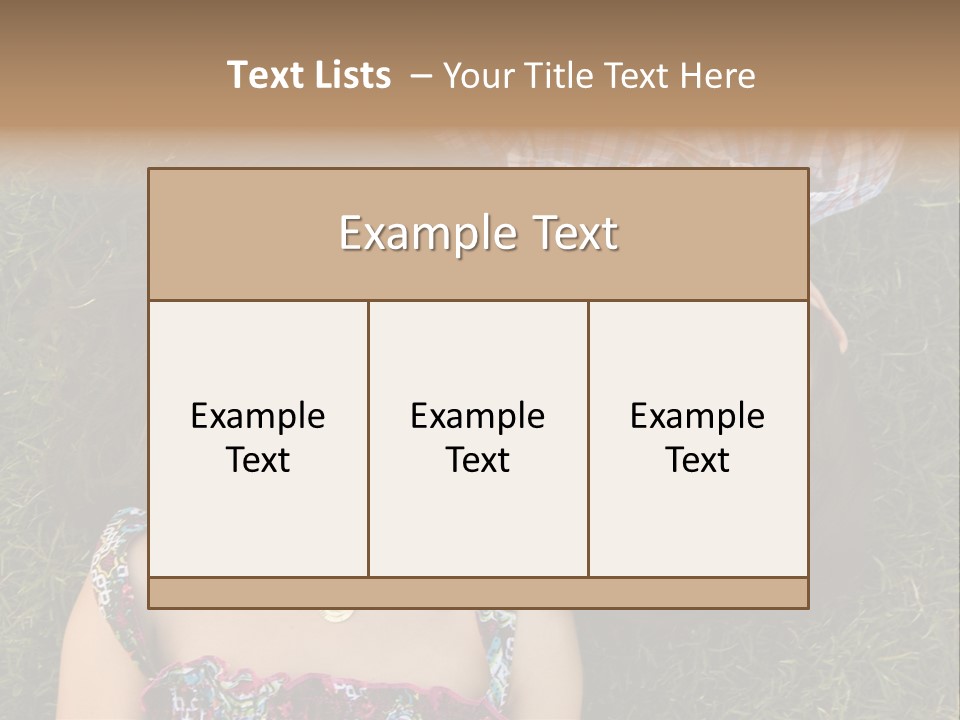 Brother And Sister Playing PowerPoint Template