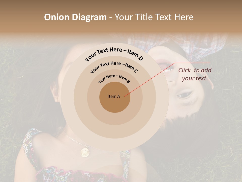 Brother And Sister Playing PowerPoint Template